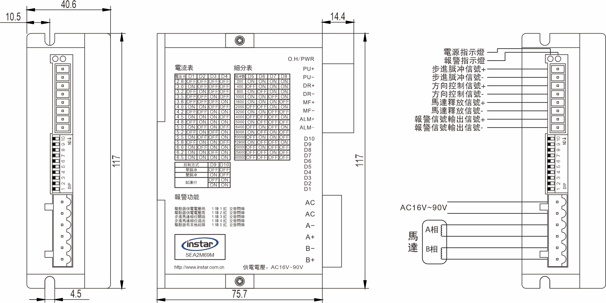 英士達機電 步進馬達驅動器 SEA2M69M 英士達機電 步進馬達驅動器 SEA2M69M